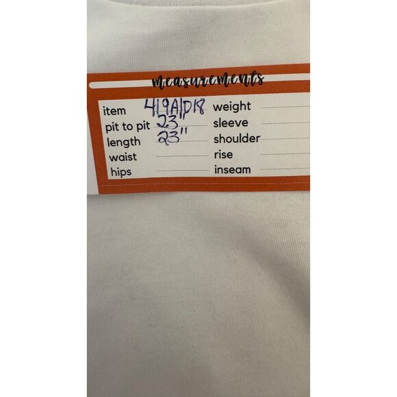 NWT Zara Medium White T-Shirt With Red Striped Flutter Sleeves 100% Cotton - Picture 10 of 14